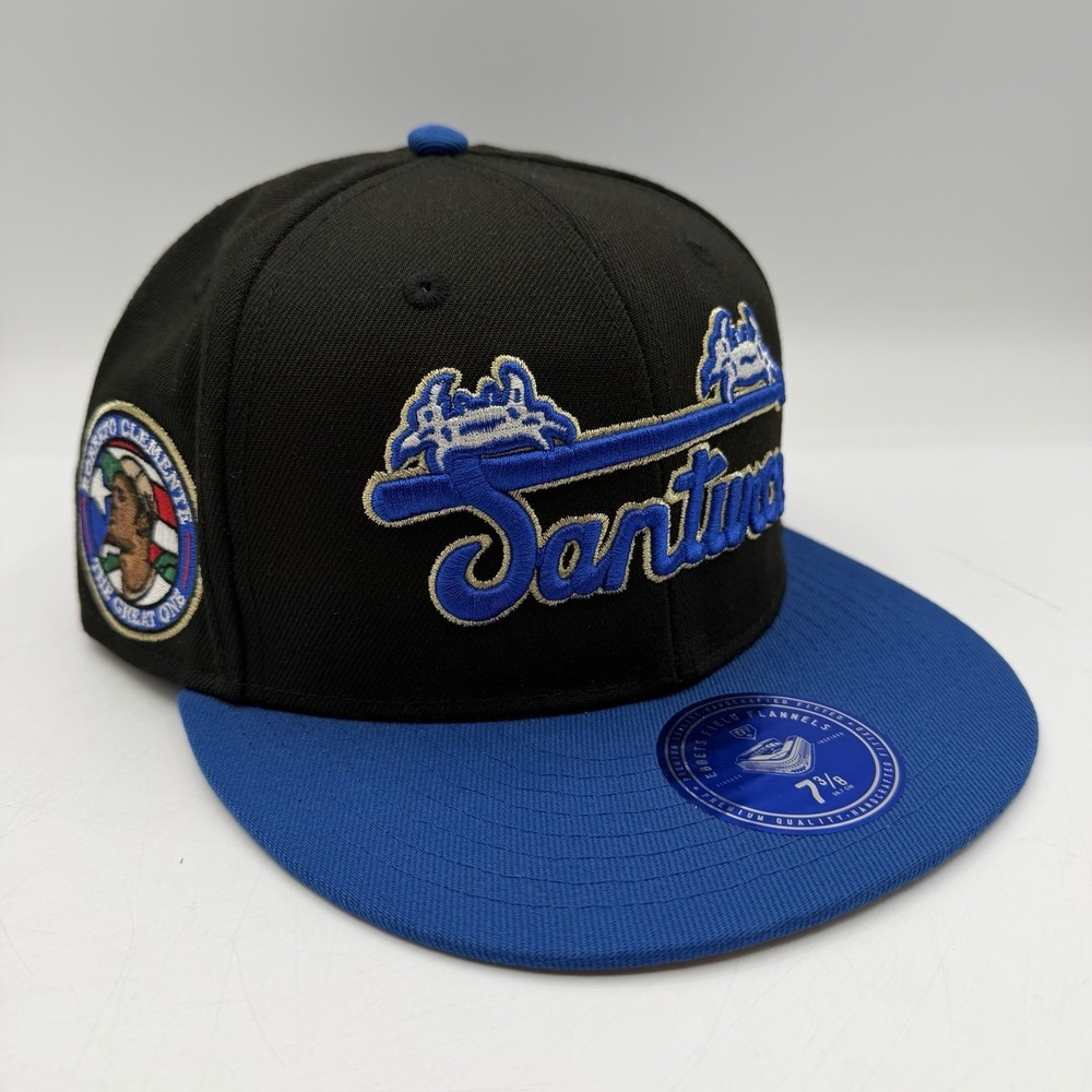 Santurce Crabbers Cangrejeros Ebbets‎ Field Flannels Hat 7 3/8 Roberto Clemente